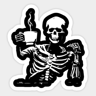 lets drink coffee Sticker